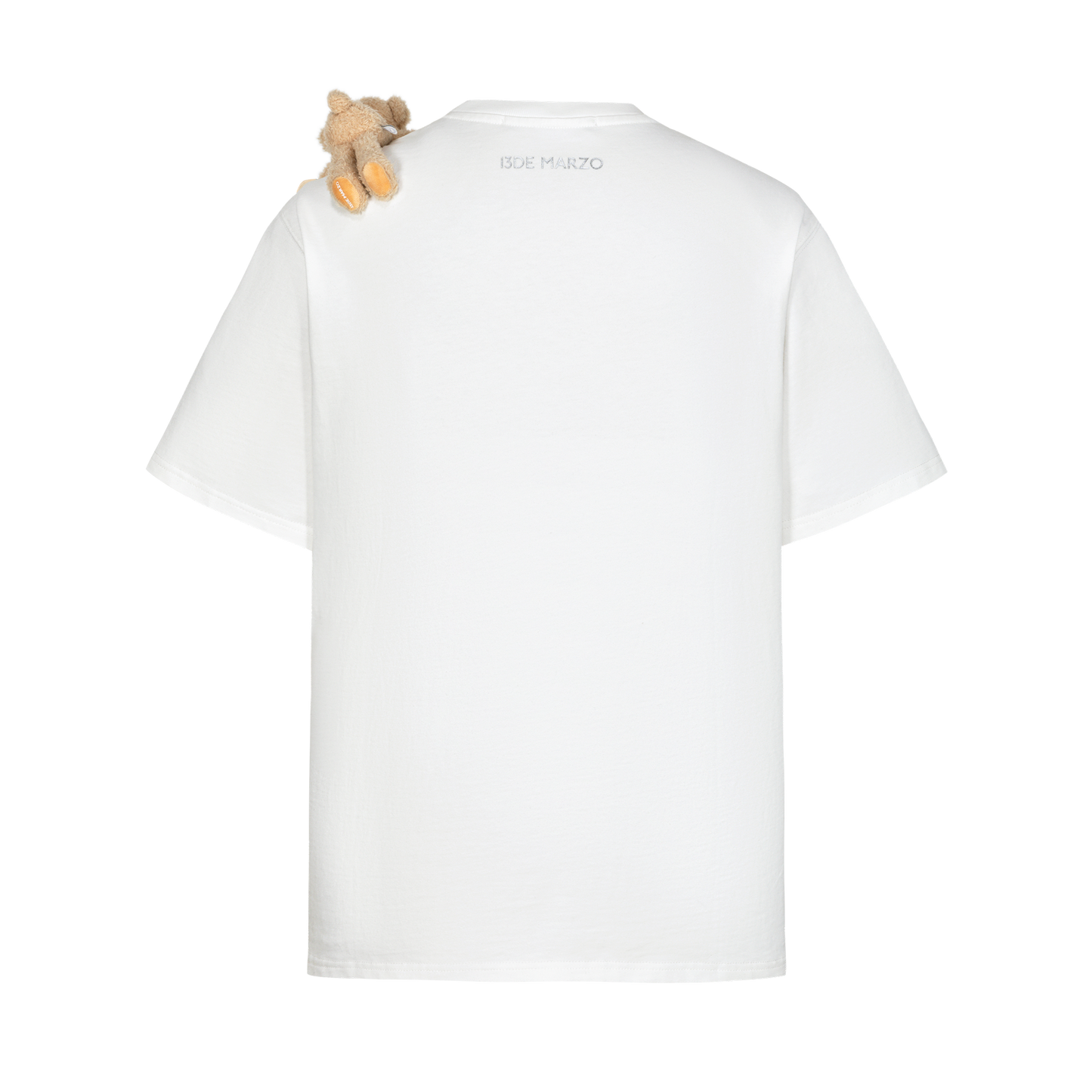 13DE MARZO DIY Colour-Fill T-Shirt White