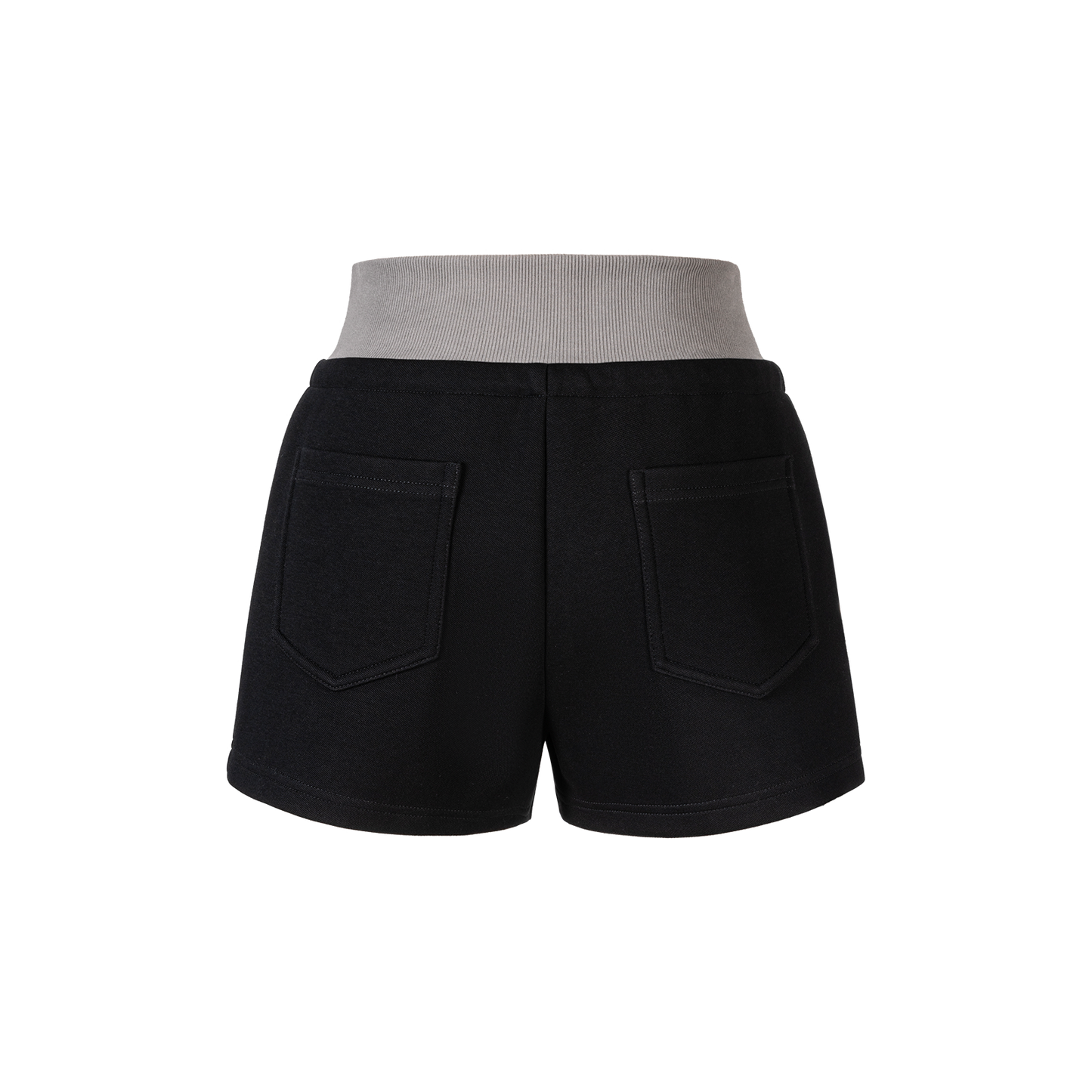 13DE MARZO Sports Shorts with Double Waistband Black