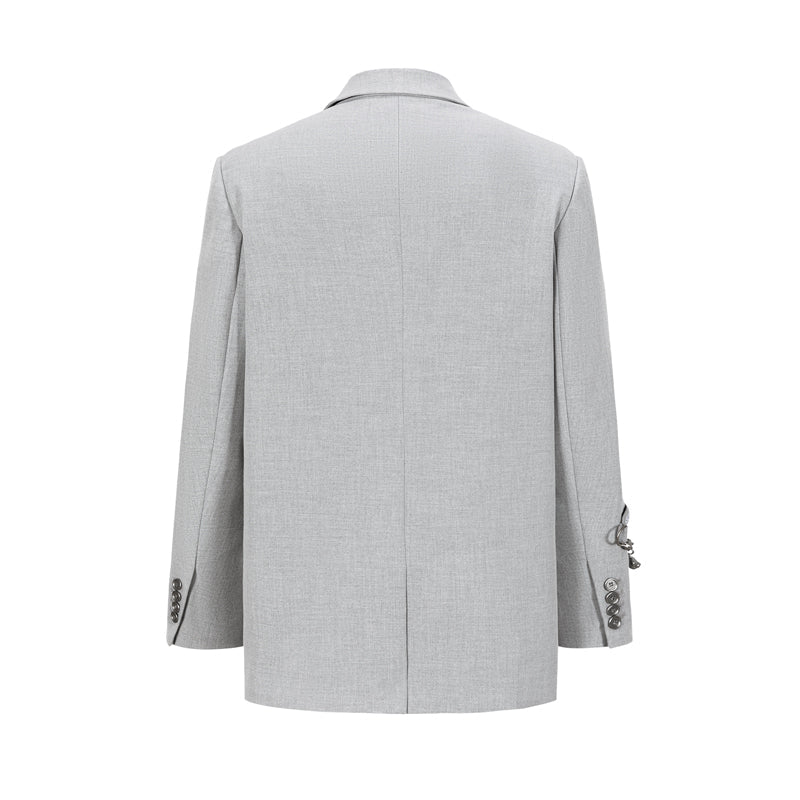 13DE MARZO Chains Multi-Pocket Suit Grey