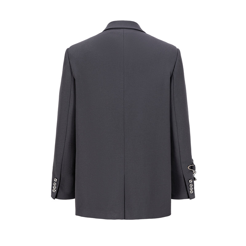 13DE MARZO Chains Multi-Pocket Suit Dark Grey