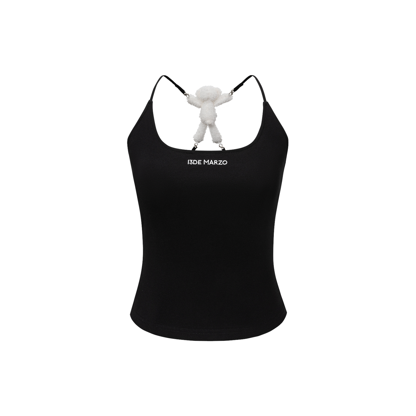 13DE MARZO Back Bear Harness Top Black
