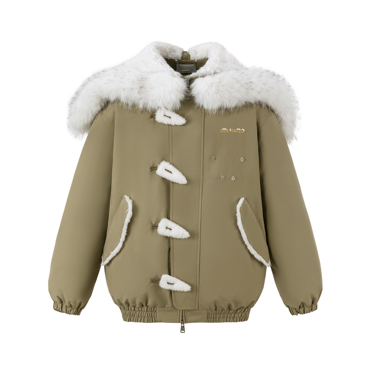 13DE MARZO Snow Bear Padded Jacket Green