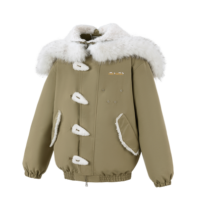 13DE MARZO Snow Bear Padded Jacket Green