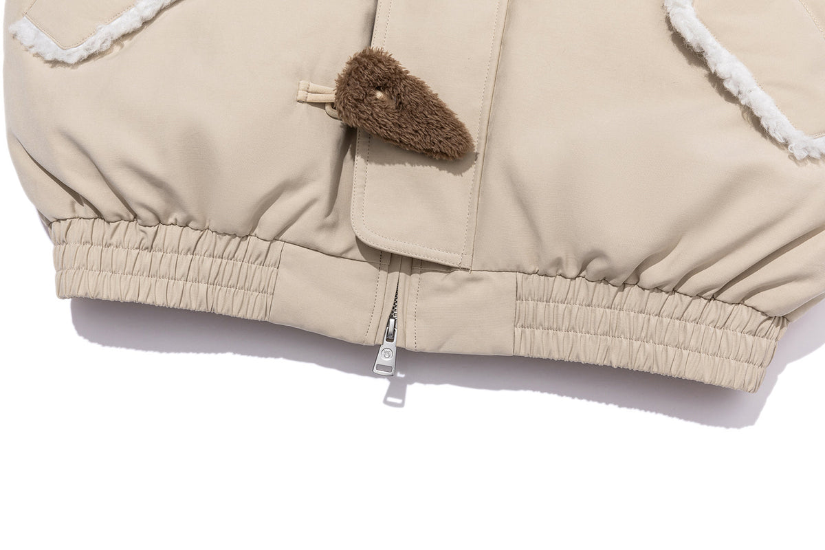13DE MARZO Snow Bear Padded Jacket Almond