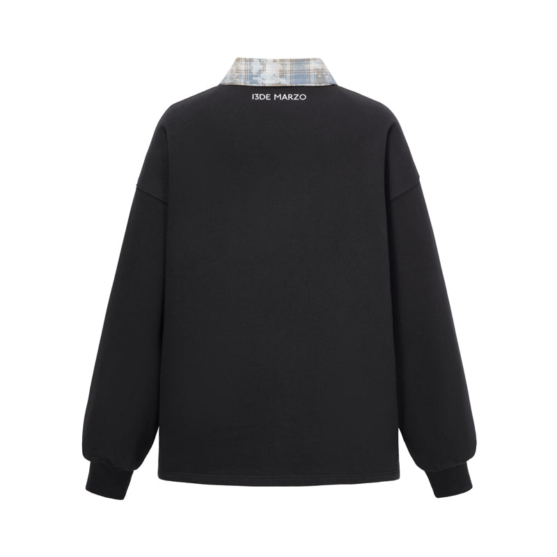 13DE MARZO Real Cap Bear Sweater Dark Grey