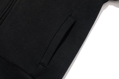 13DE MARZO Doozoo Fur Collar Hoodie Black