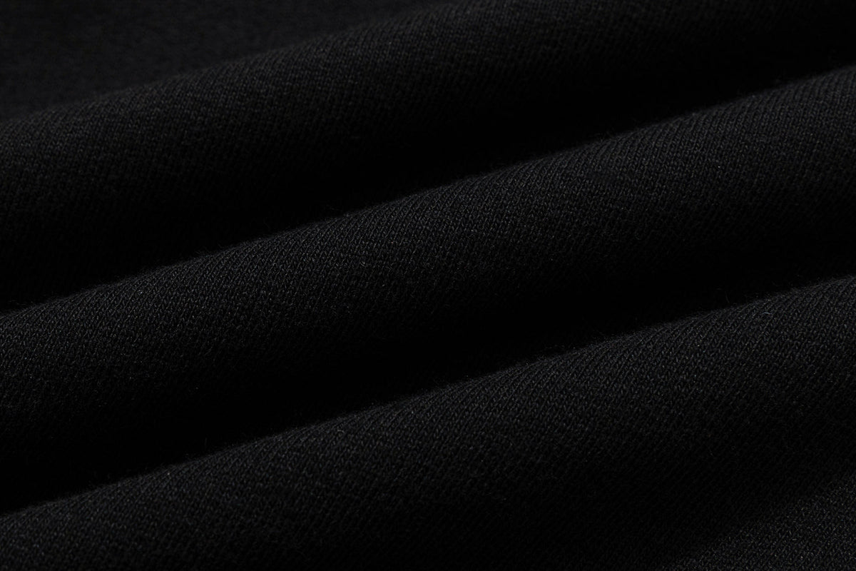 13DE MARZO Doozoo Fur Collar Hoodie Black
