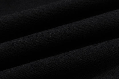 13DE MARZO Doozoo Fur Collar Hoodie Black
