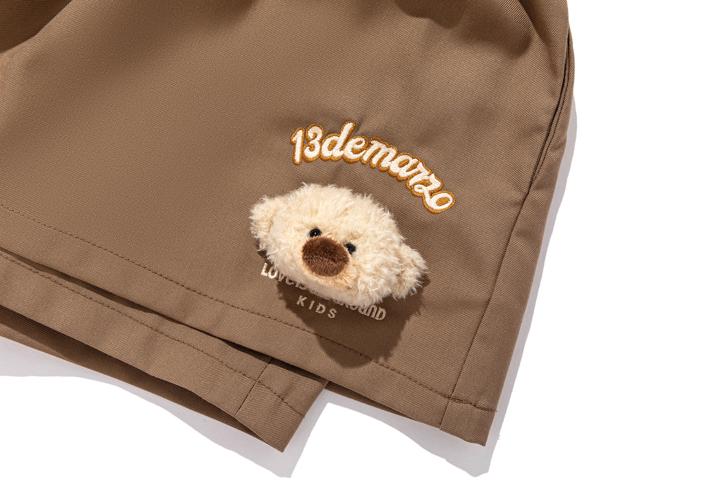 13DE MARZO BabyBear Aline Shorts Brown