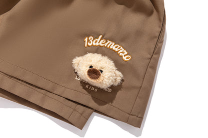 13DE MARZO BabyBear Aline Shorts Brown