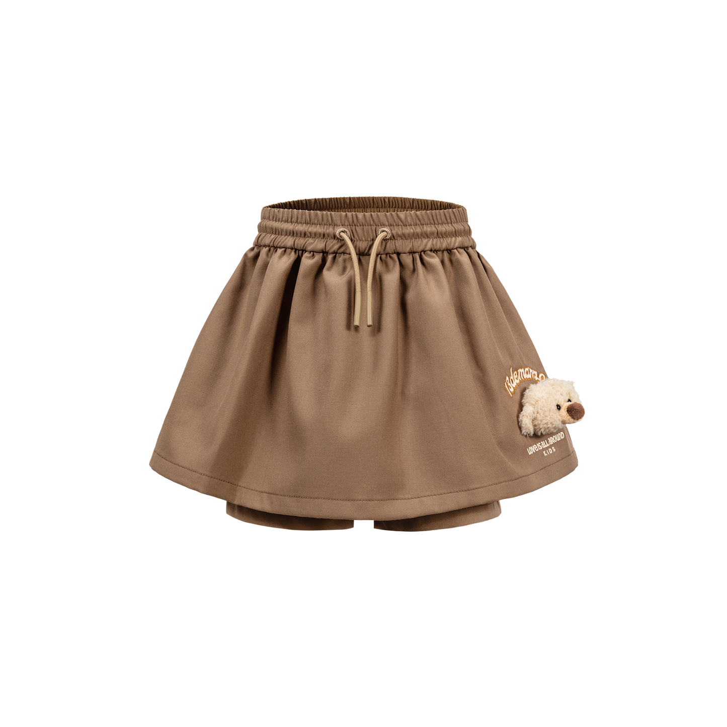 13DE MARZO BabyBear Aline Shorts Brown