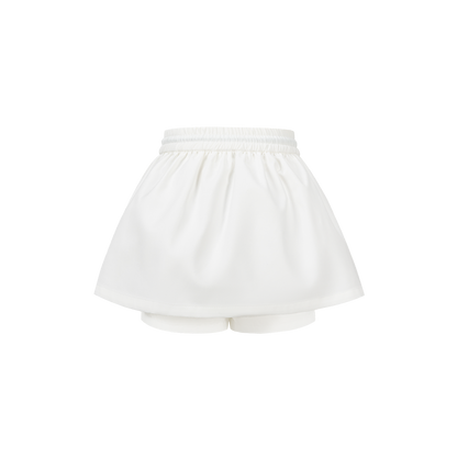 13DE MARZO BabyBear Aline Shorts White