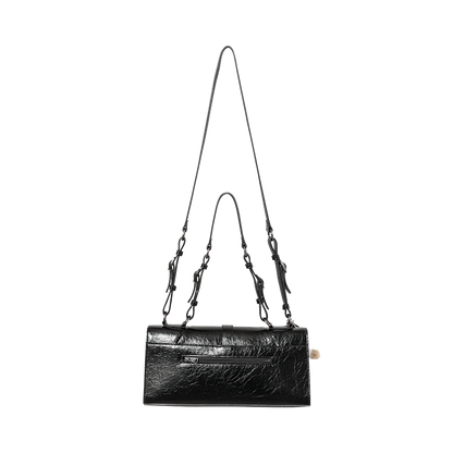 13DE MARZO Sheriff Bear Baguette Bag Black