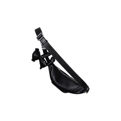 13DE MARZO Star Bear Belt Bag Black