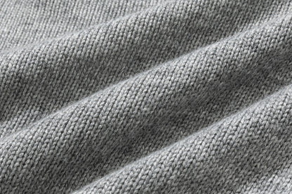 13DE MARZO Bow Bear Knit Cardigan Vest Grey