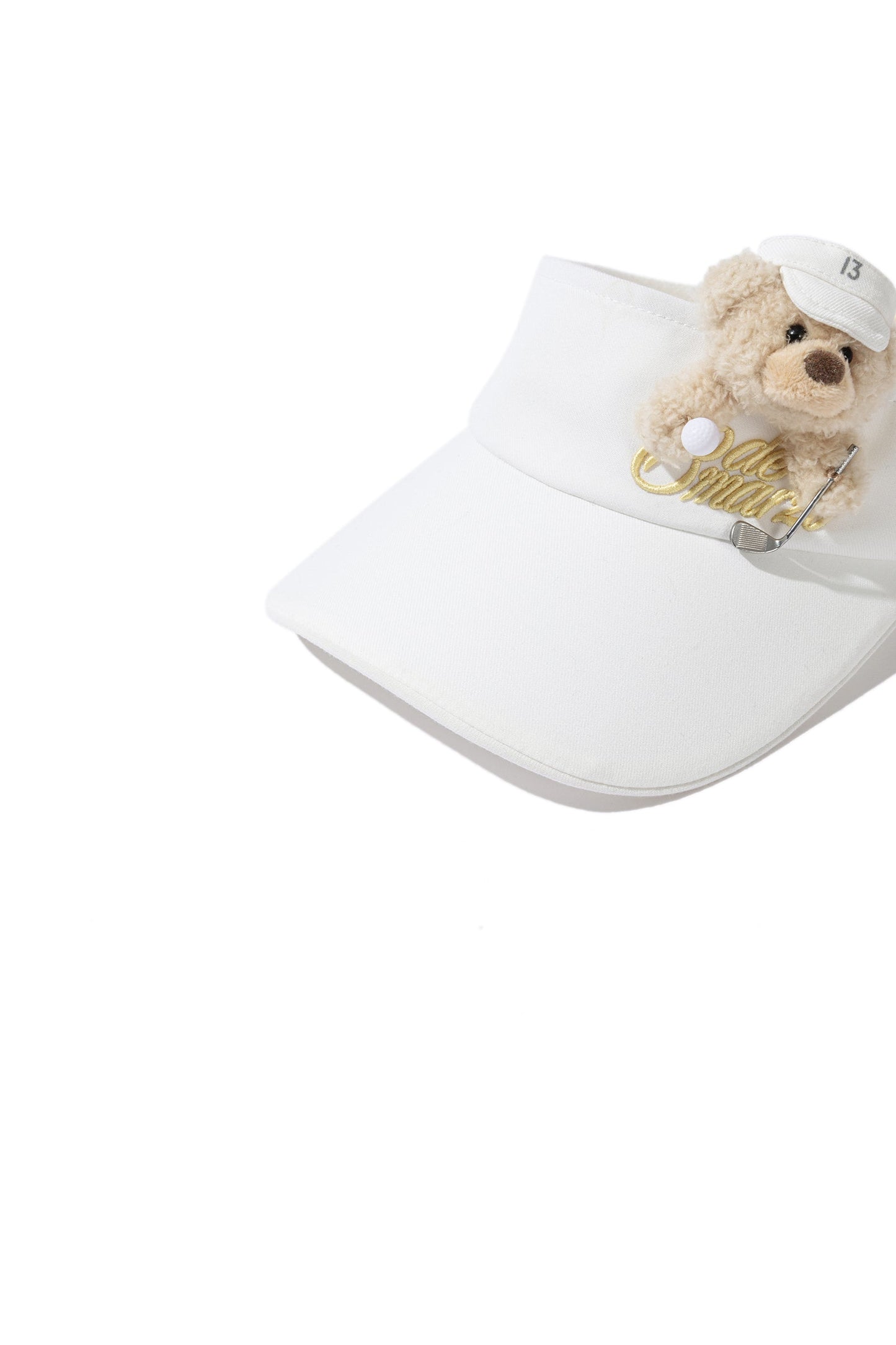 13DE MARZO Golf Bear Visor White