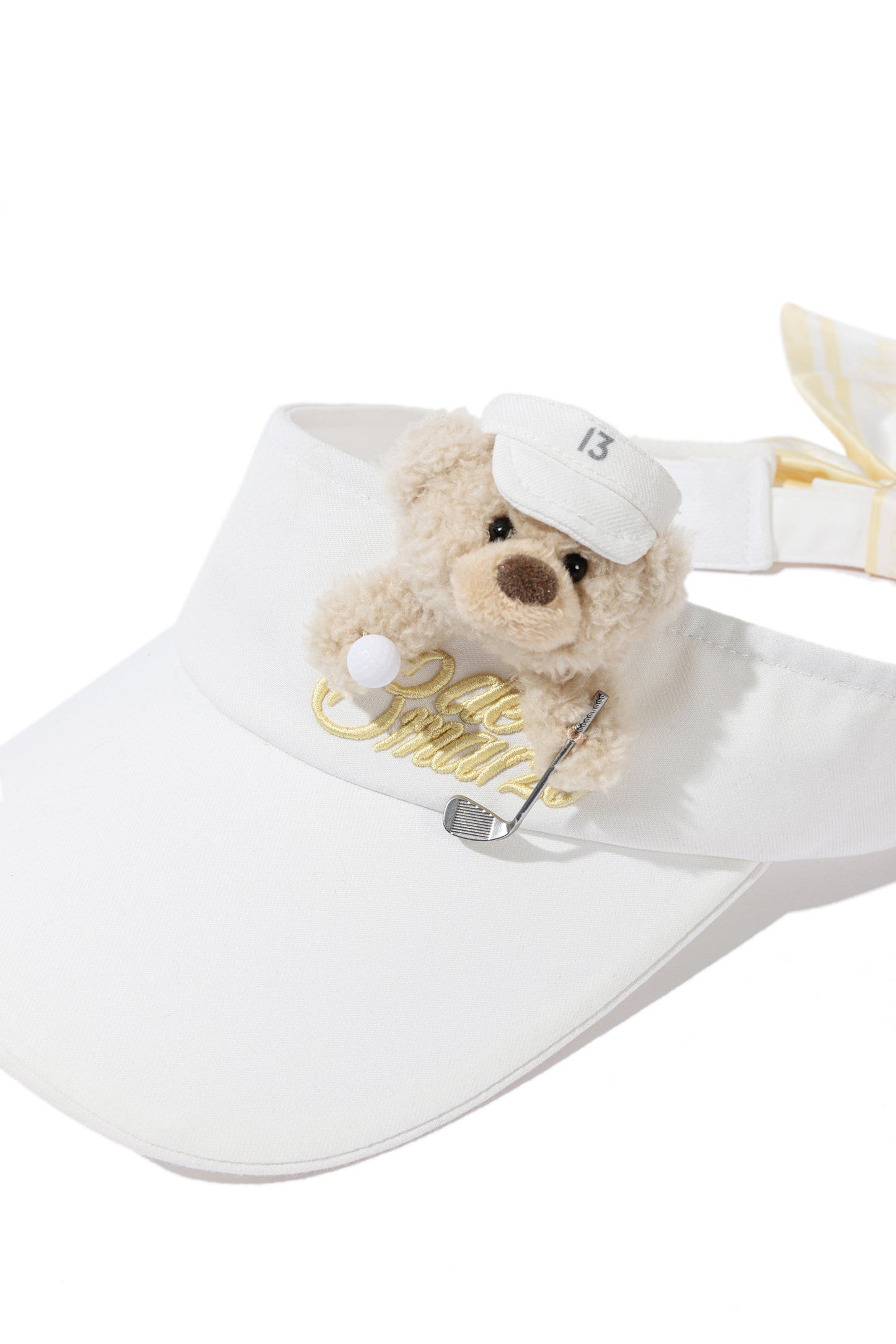 13DE MARZO Golf Bear Visor White