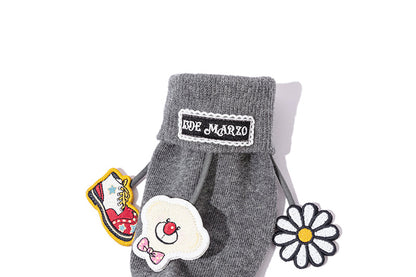 13DE MARZO Fringe Charm Mid-Calf Socks Grey