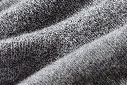 13DE MARZO Fringe Charm Mid-Calf Socks Grey