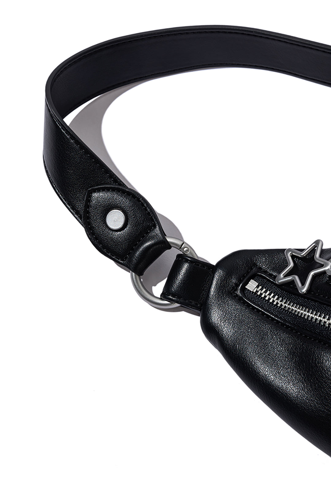 13DE MARZO Star Bear Belt Bag Black