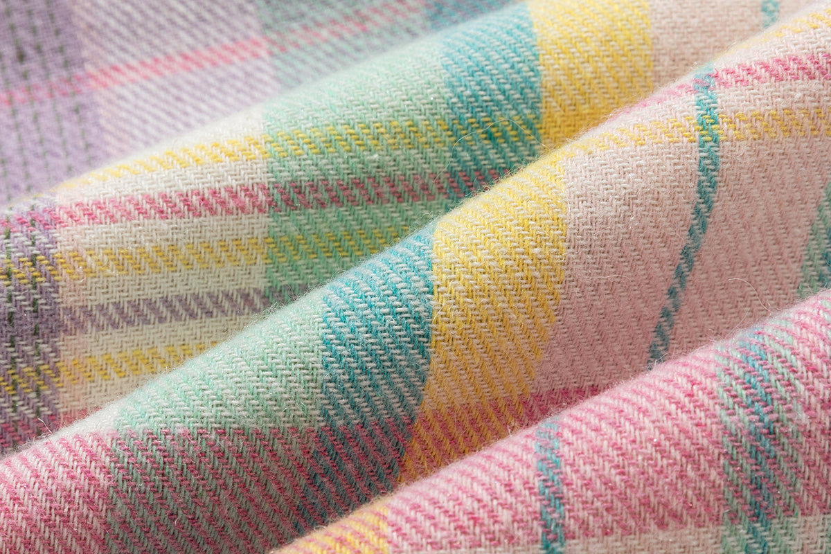 13DE MARZO Plaid Deconstructed Long Sleeve Pink