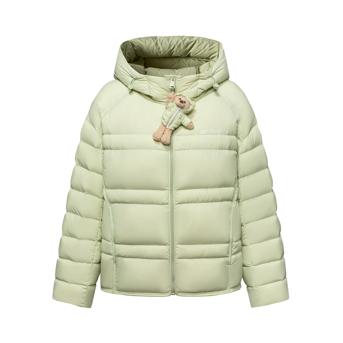 13DE MARZO Lightweight Quilted Down Jacket Green