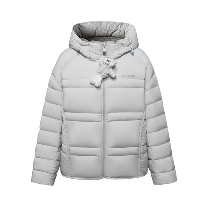 13DE MARZO Lightweight Quilted Down Jacket Grey