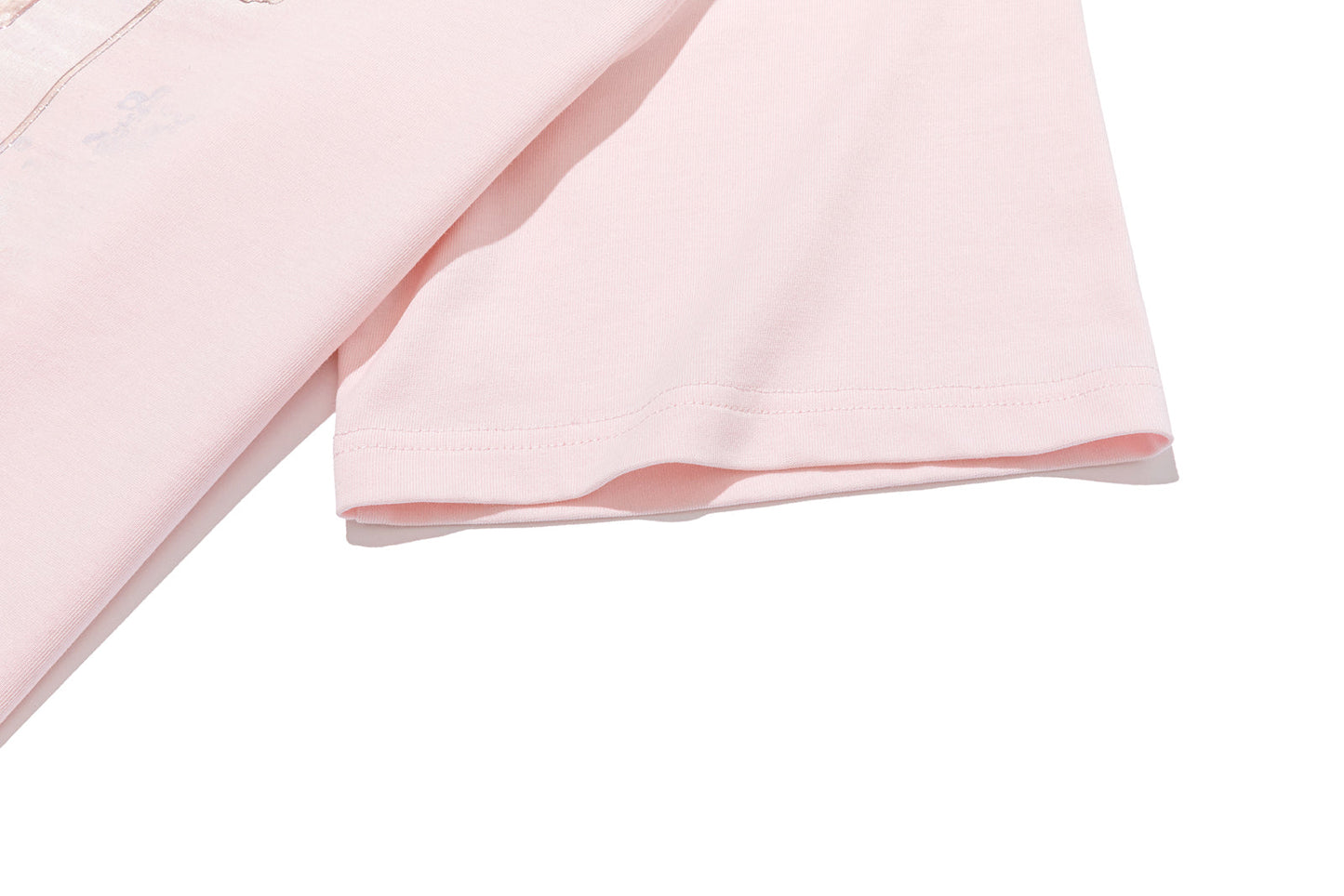 13DE MARZO Carousel Bear Printed T-shirt Pink