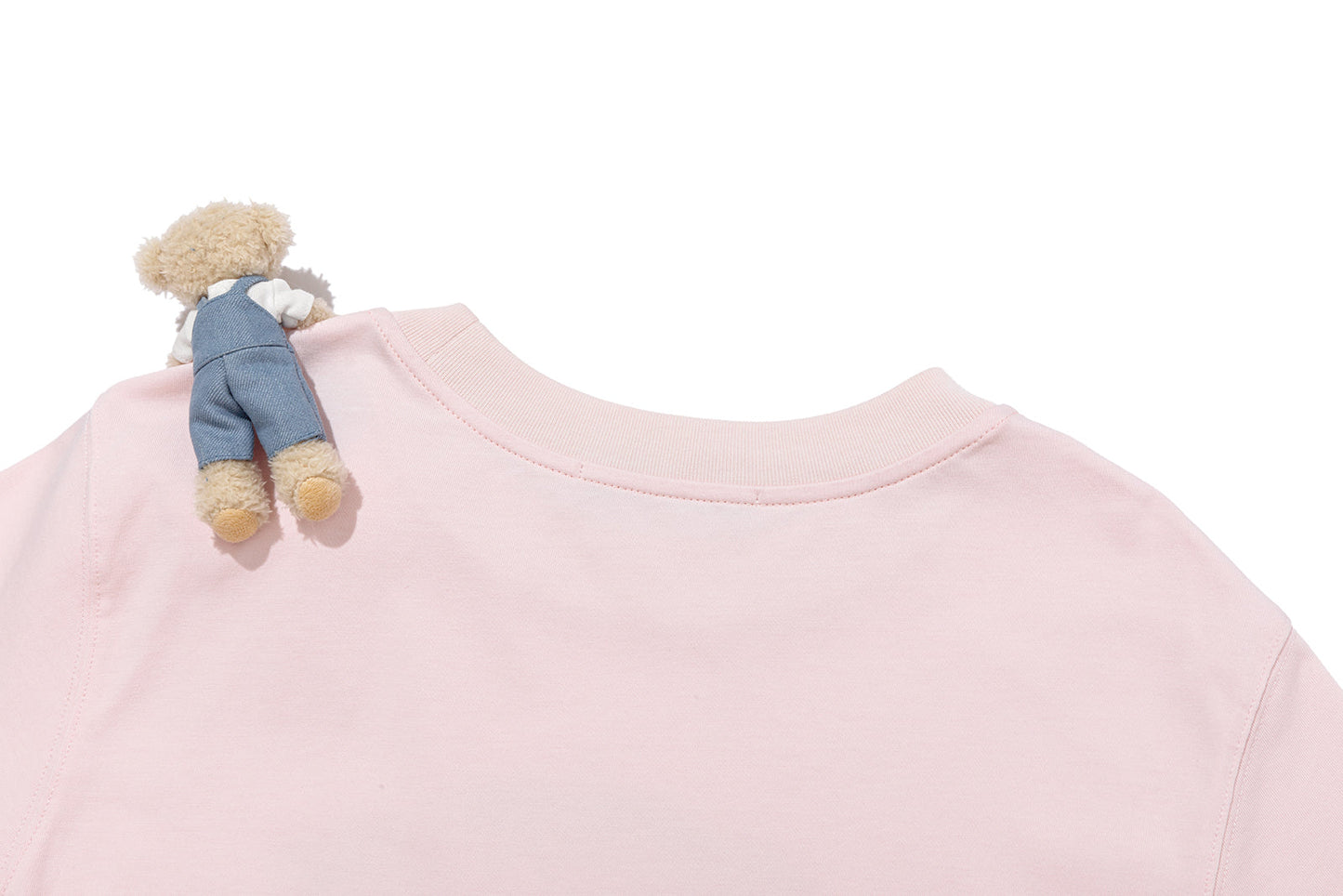13DE MARZO Carousel Bear Printed T-shirt Pink