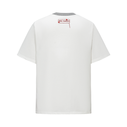 13DE MARZO Rocking Horse Print T-shirt White
