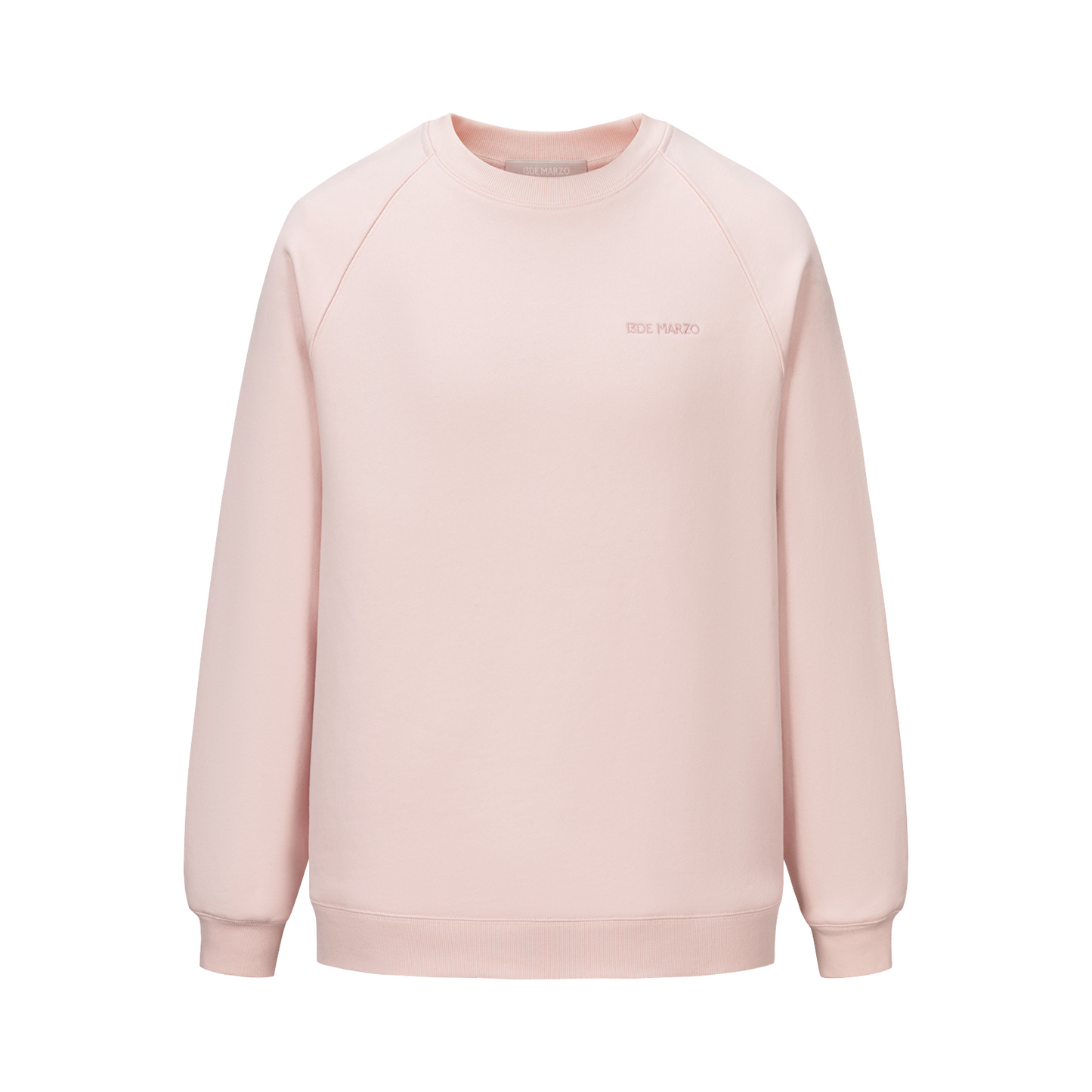 13DE MARZO Big Bear Crewneck Raglan Sweatshirt Pink