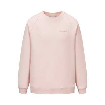 13DE MARZO Big Bear Crewneck Raglan Sweatshirt Pink