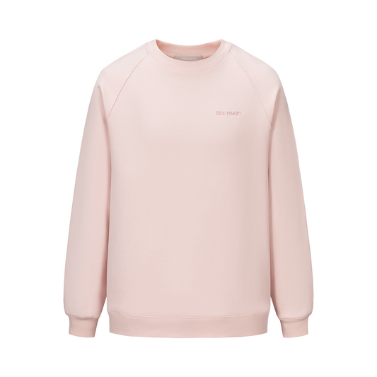 13DE MARZO Big Bear Crewneck Raglan Sweatshirt Pink