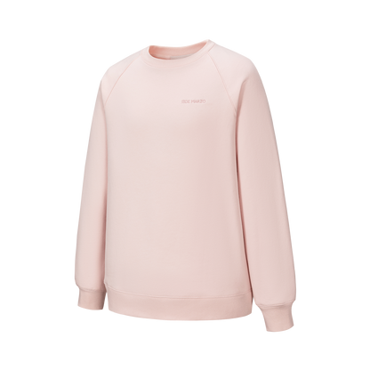 13DE MARZO Big Bear Crewneck Raglan Sweatshirt Pink