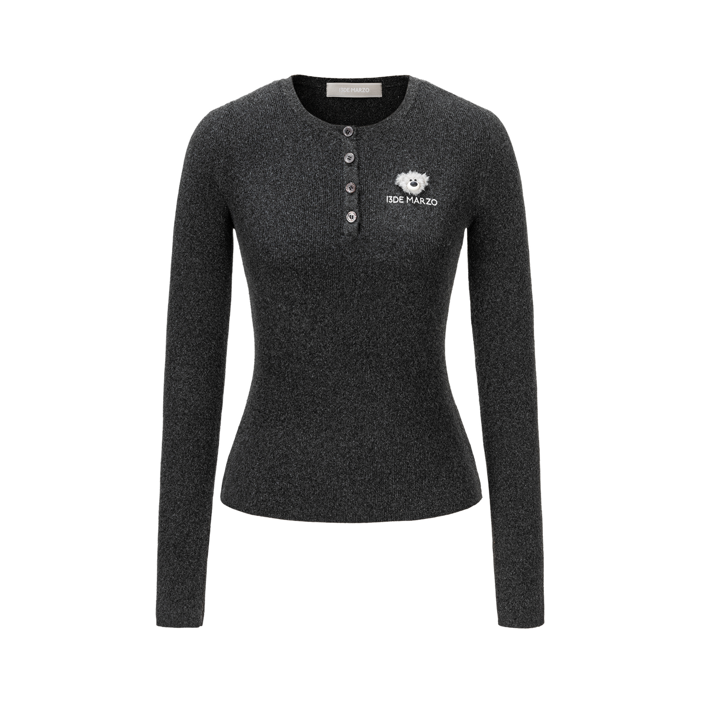 13DE MARZO Doozoo Knit Undershirt Black