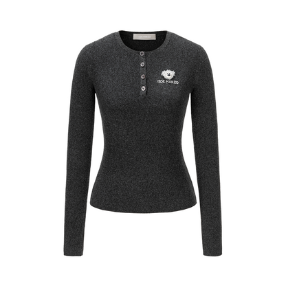 13DE MARZO Doozoo Knit Undershirt Black