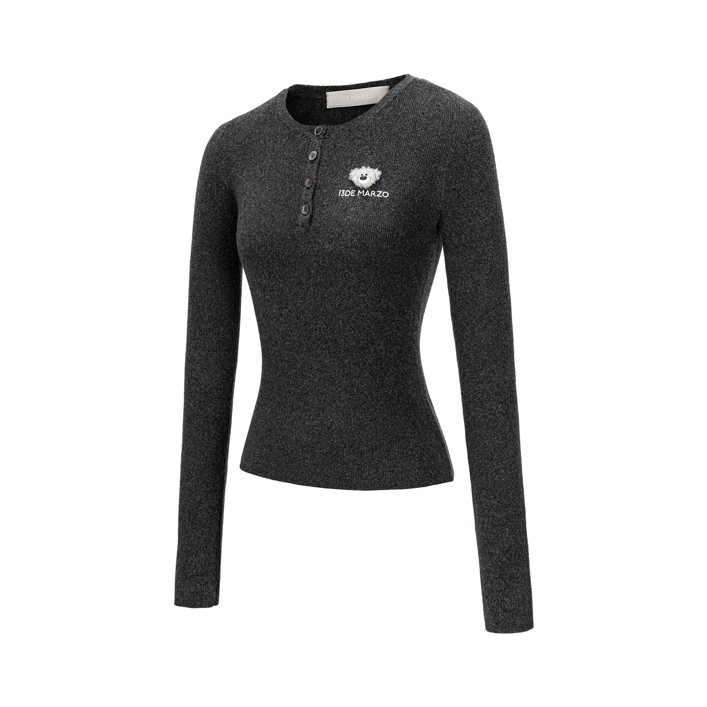 13DE MARZO Doozoo Knit Undershirt Black