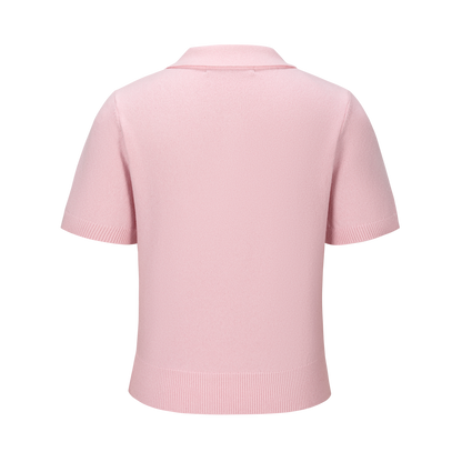 13DE MARZO Doozoo Polo Tee Pink