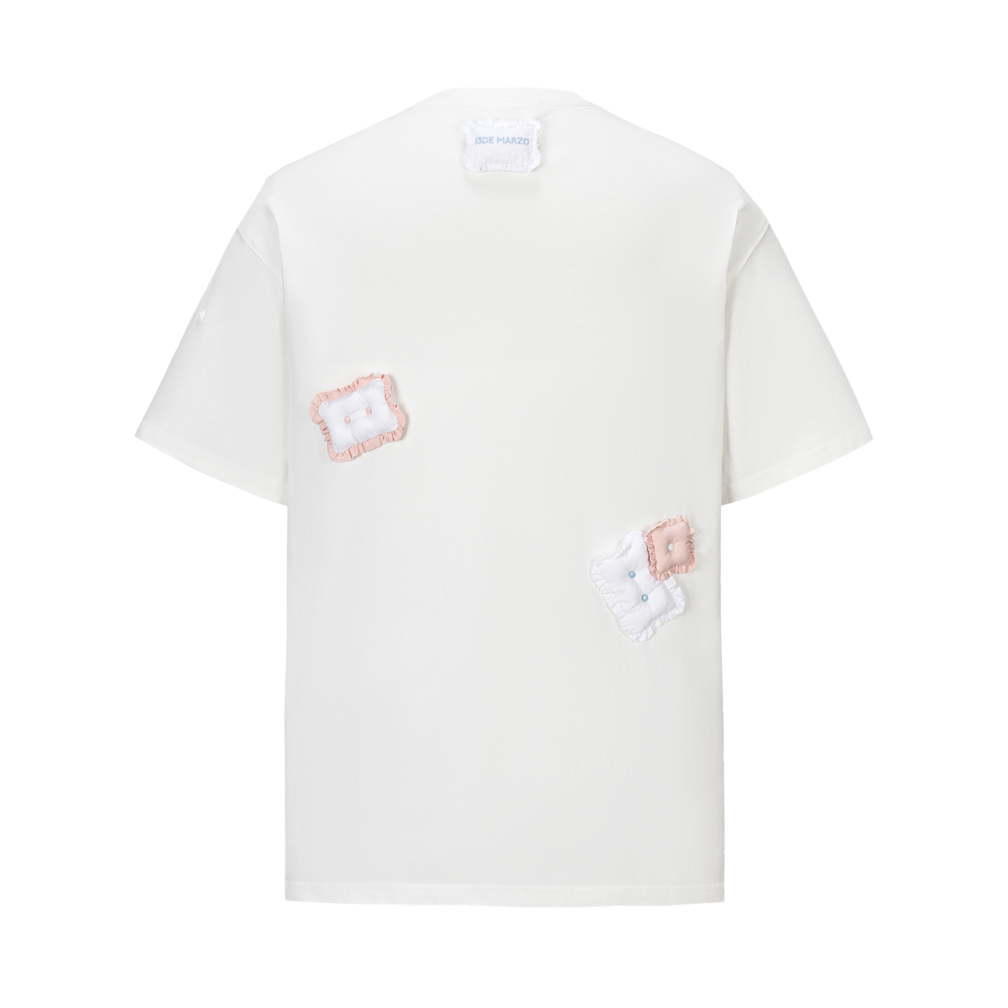 13DE MARZO Nighty Night Bear Pillow Oversized T-shirt White
