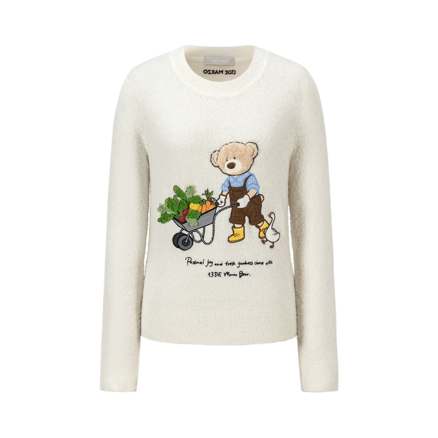 13DE MARZO Marzo Valley Appliqué Pullover