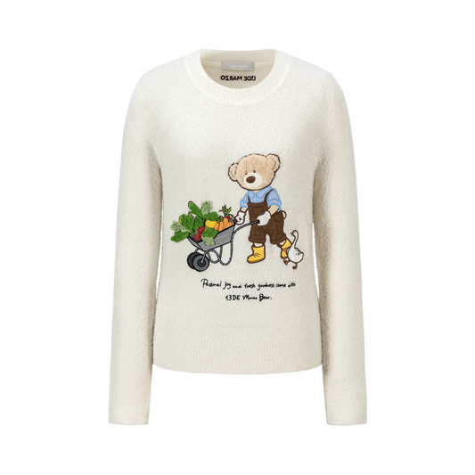13DE MARZO Marzo Valley Appliqué Pullover