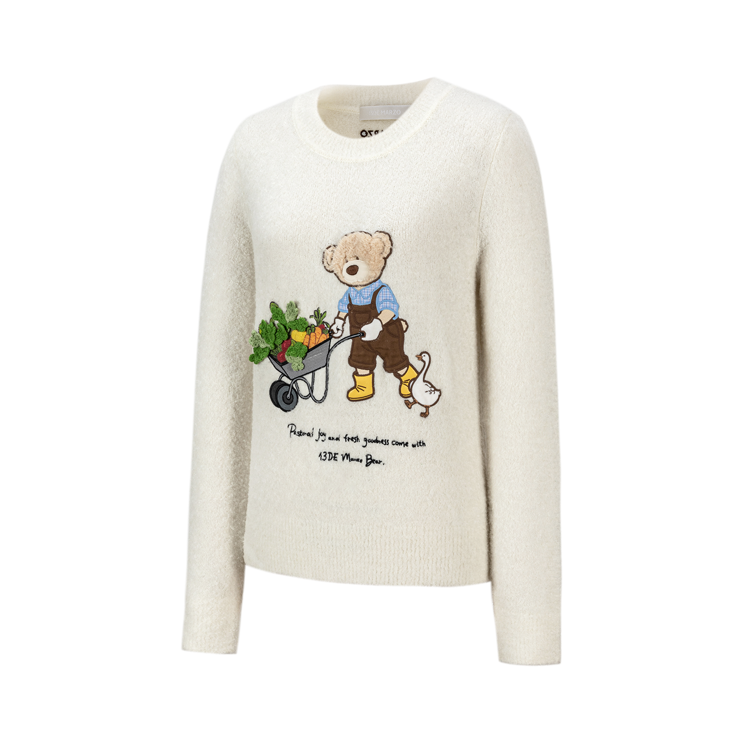 13DE MARZO Marzo Valley Appliqué Pullover