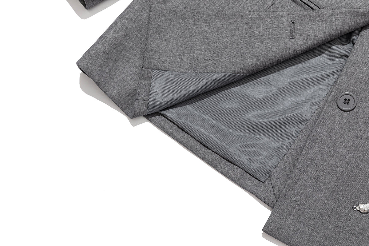 13DE MARZO Rolling Stones Bear Suit Grey