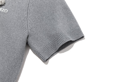 13DE MARZO Doozoo Polo Tee Grey