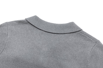 13DE MARZO Doozoo Polo Tee Grey