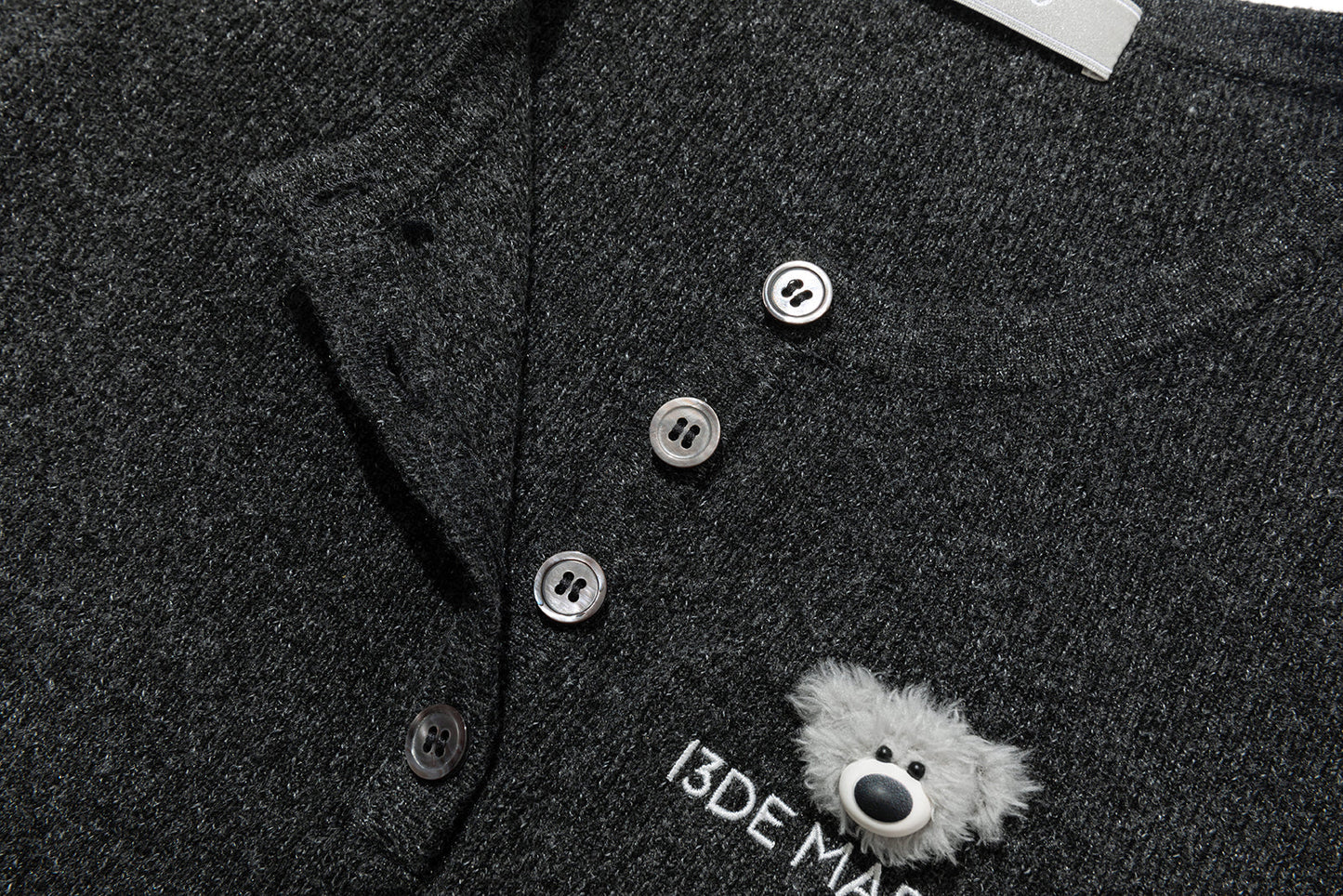 13DE MARZO Doozoo Knit Undershirt Black
