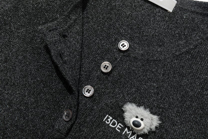 13DE MARZO Doozoo Knit Undershirt Black