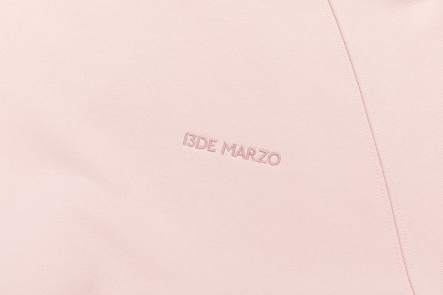 13DE MARZO Big Bear Crewneck Raglan Sweatshirt Pink