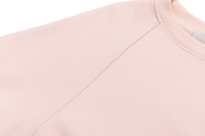 13DE MARZO Big Bear Crewneck Raglan Sweatshirt Pink