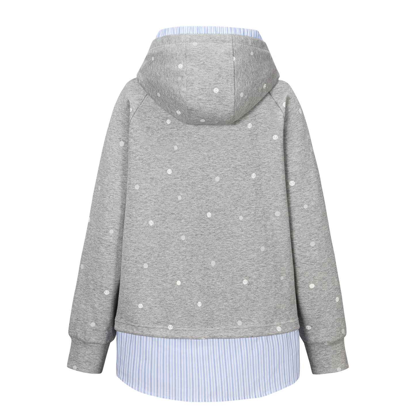 13DE MARZO Patchwork Polka Dot Sweatshirt